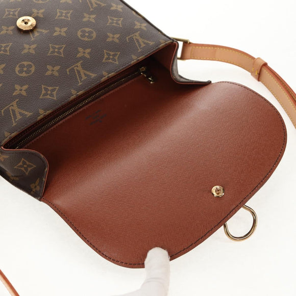 LOUIS VUITTON Monogram Saint Cloud GM Shoulder Bag M51242 LV Auth ep10998A