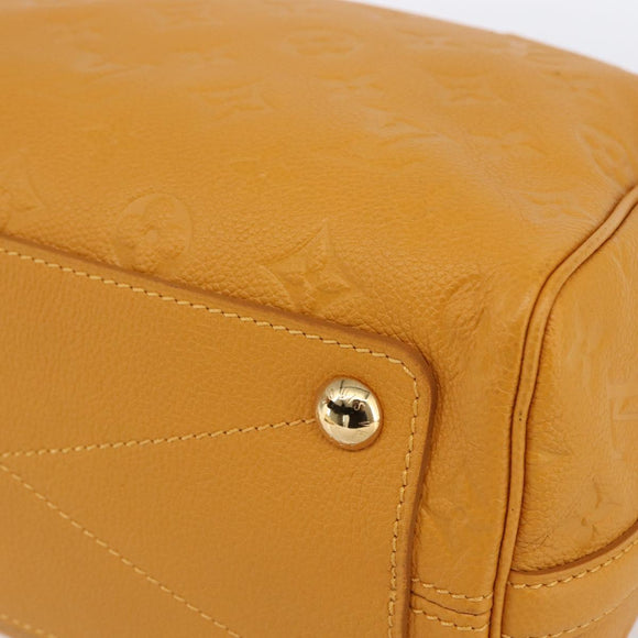 LOUIS VUITTON Empreinte Speedy Bandouliere 25 Bag Saffron M40904 LV Auth ep10999