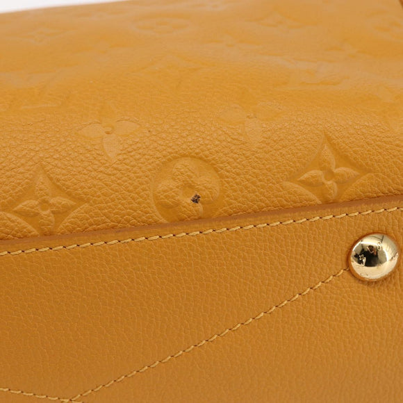 LOUIS VUITTON Empreinte Speedy Bandouliere 25 Bag Saffron M40904 LV Auth ep10999