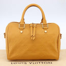 LOUIS VUITTON Empreinte Speedy Bandouliere 25 Bag Saffron M40904 LV Auth ep10999-12