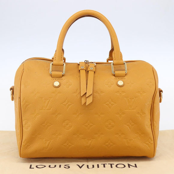 LOUIS VUITTON Empreinte Speedy Bandouliere 25 Bag Saffron M40904 LV Auth ep10999