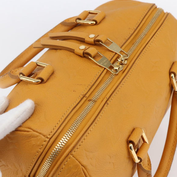 LOUIS VUITTON Empreinte Speedy Bandouliere 25 Bag Saffron M40904 LV Auth ep10999