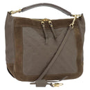 LOUIS VUITTON Monogram Empreinte Audacieuse GM Shoulder Bag Tail LV Auth ep11001-1