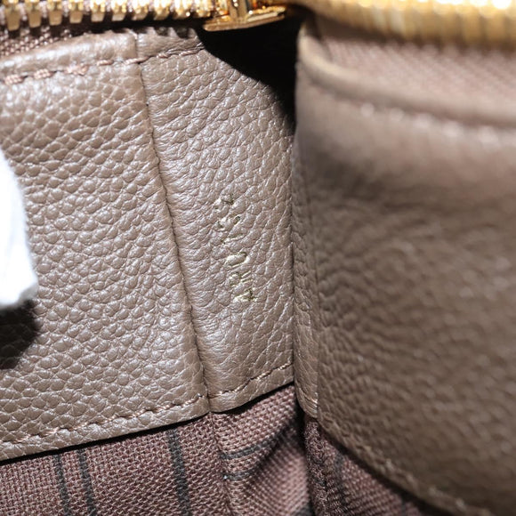 LOUIS VUITTON Monogram Empreinte Audacieuse GM Shoulder Bag Tail LV Auth ep11001