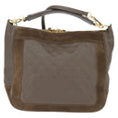 LOUIS VUITTON Monogram Empreinte Audacieuse GM Shoulder Bag Tail LV Auth ep11001-13