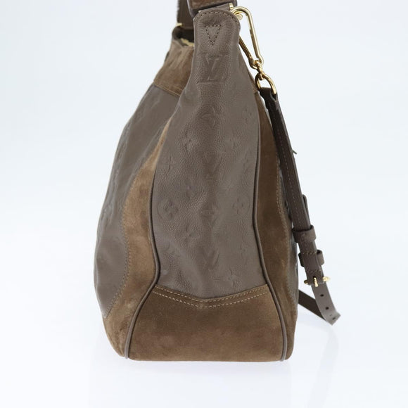 LOUIS VUITTON Monogram Empreinte Audacieuse GM Shoulder Bag Tail LV Auth ep11001