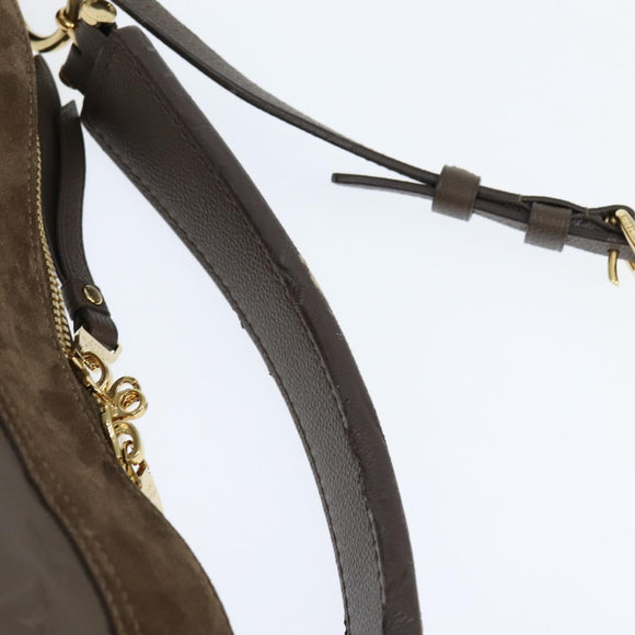 LOUIS VUITTON Monogram Empreinte Audacieuse GM Shoulder Bag Tail LV Auth ep11001