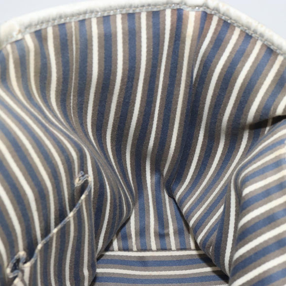 GUCCI GG Canvas Tote Bag Silver Gold 169946 Auth ep11002