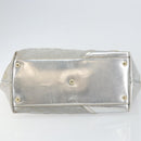 GUCCI GG Canvas Tote Bag Silver Gold 169946 Auth ep11002-5