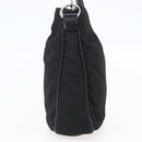 GUCCI Bamboo Hand Bag Nylon Black Silver 001 1638 3754 Auth ep11006-5