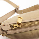 PRADA Shoulder Bag Nylon Leather Beige Auth ep11013-15
