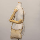 PRADA Shoulder Bag Nylon Leather Beige Auth ep11013-22