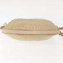 PRADA Shoulder Bag Nylon Leather Beige Auth ep11013-9