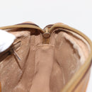 GUCCI Micro GG Supreme Shoulder Bag PVC Beige Gold 007 904 0095 Auth ep11014-18