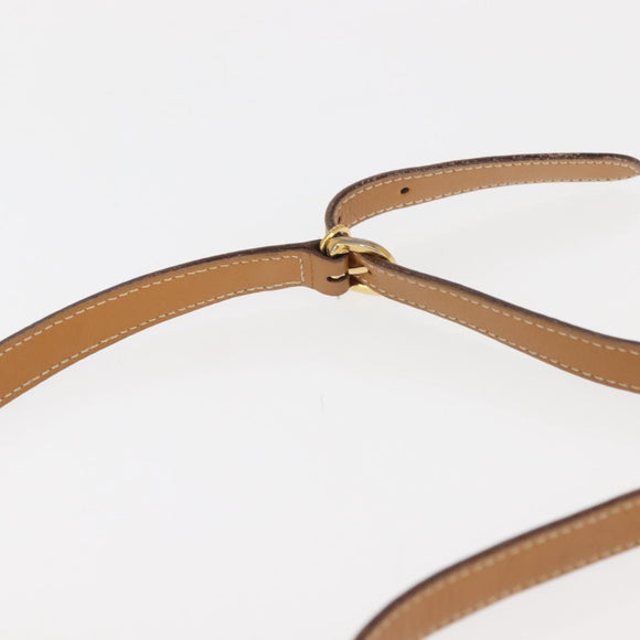 GUCCI Micro GG Supreme Shoulder Bag PVC Beige Gold 007 904 0095 Auth ep11014