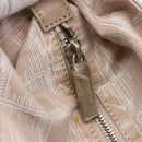 CHANEL New Wave Tote Bag Canvas Pink Silver CC Auth ep11016-14