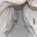 CHANEL New Wave Tote Bag Canvas Pink Silver CC Auth ep11016-18