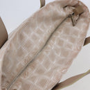 CHANEL New Wave Tote Bag Canvas Pink Silver CC Auth ep11016-6