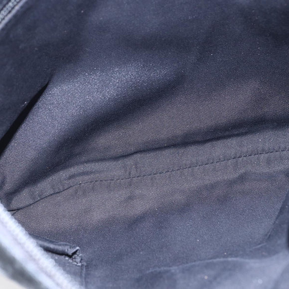 GUCCI GG Canvas Shoulder Bag Black Silver 145857 Auth ep11019