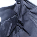 GUCCI GG Canvas Shoulder Bag Black Silver 145857 Auth ep11019-19