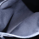 GUCCI GG Canvas Shoulder Bag Black Silver 145857 Auth ep11019-20