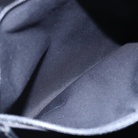 GUCCI GG Canvas Shoulder Bag Black Silver 145857 Auth ep11019