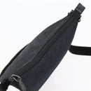 GUCCI GG Canvas Shoulder Bag Black Silver 145857 Auth ep11019-6