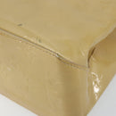 LOUIS VUITTON Monogram Vernis Reade PM Hand Bag Beige M91334 LV Auth ep11022-8
