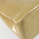 LOUIS VUITTON Monogram Vernis Reade PM Hand Bag Beige M91334 LV Auth ep11022-17