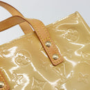 LOUIS VUITTON Monogram Vernis Reade PM Hand Bag Beige M91334 LV Auth ep11022-9