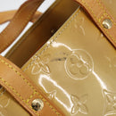 LOUIS VUITTON Monogram Vernis Reade PM Hand Bag Beige M91334 LV Auth ep11022-10