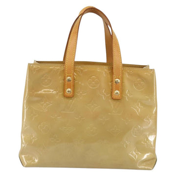 LOUIS VUITTON Monogram Vernis Reade PM Hand Bag Beige M91334 LV Auth ep11022 - 0