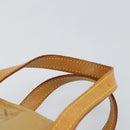 LOUIS VUITTON Monogram Vernis Reade PM Hand Bag Beige M91334 LV Auth ep11022-14