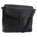 Burberrys Shoulder Bag Leather Black Gold Auth ep11023-1