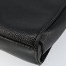 Burberrys Shoulder Bag Leather Black Gold Auth ep11023-15