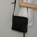 Burberrys Shoulder Bag Leather Black Gold Auth ep11023-21