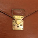 LOUIS VUITTON Epi Serviette Conseiller Briefcase Brown M54423 LV Auth ep11024-18