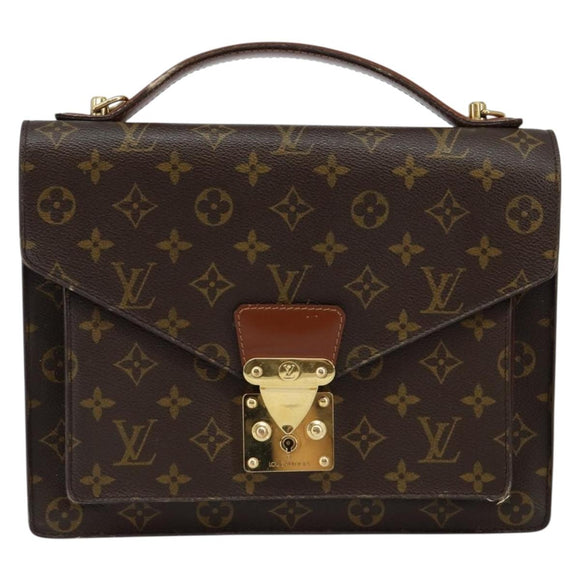 LOUIS VUITTON Monogram Monceau 28 Hand Bag M51185 LV Auth ep11025