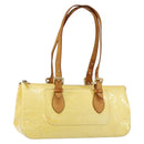 LOUIS VUITTON Monogram Vernis Rosewood Avenue Hand Bag Perle M93508 Auth ep11026-1