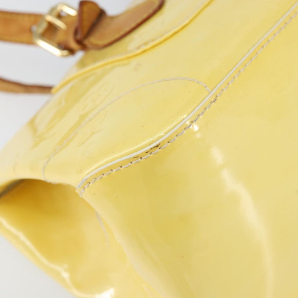 LOUIS VUITTON Monogram Vernis Rosewood Avenue Hand Bag Perle M93508 Auth ep11026