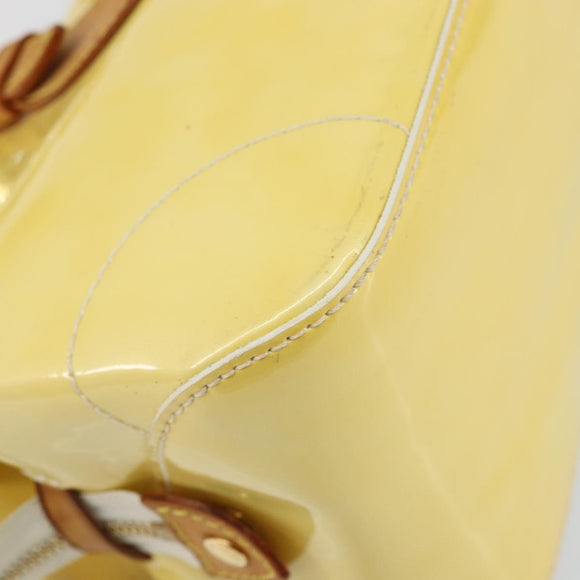 LOUIS VUITTON Monogram Vernis Rosewood Avenue Hand Bag Perle M93508 Auth ep11026