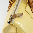 LOUIS VUITTON Monogram Vernis Rosewood Avenue Hand Bag Perle M93508 Auth ep11026-10