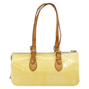 LOUIS VUITTON Monogram Vernis Rosewood Avenue Hand Bag Perle M93508 Auth ep11026-2