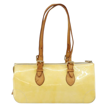 LOUIS VUITTON Monogram Vernis Rosewood Avenue Hand Bag Perle M93508 Auth ep11026 - 0