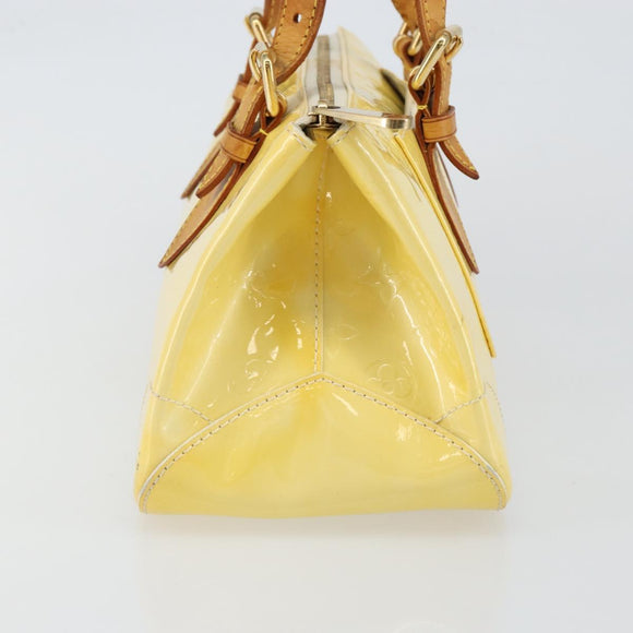 LOUIS VUITTON Monogram Vernis Rosewood Avenue Hand Bag Perle M93508 Auth ep11026