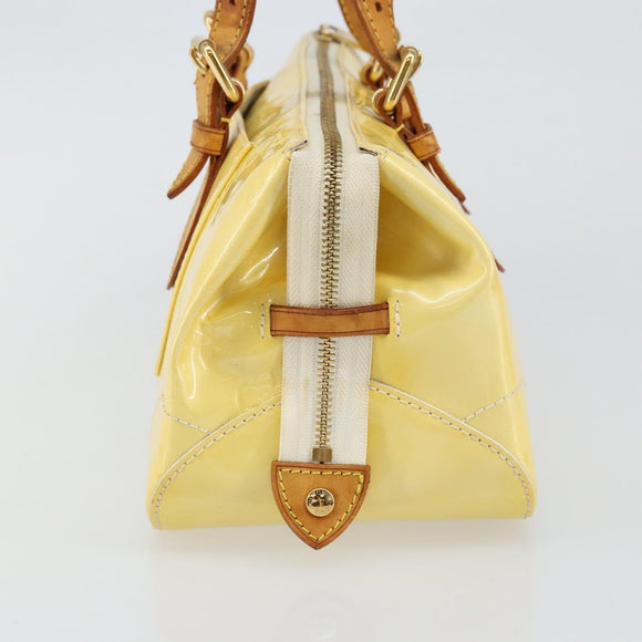 LOUIS VUITTON Monogram Vernis Rosewood Avenue Hand Bag Perle M93508 Auth ep11026