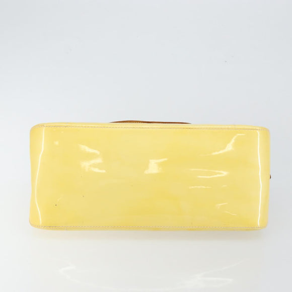 LOUIS VUITTON Monogram Vernis Rosewood Avenue Hand Bag Perle M93508 Auth ep11026