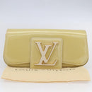 LOUIS VUITTON Monogram Vernis Pochette Sobie Bag Broncorail M93489 Auth ep11027A-12