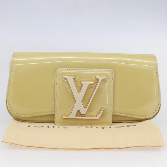 LOUIS VUITTON Monogram Vernis Pochette Sobie Bag Broncorail M93489 Auth ep11027A