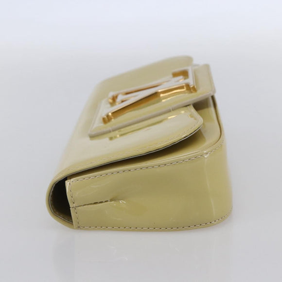 LOUIS VUITTON Monogram Vernis Pochette Sobie Bag Broncorail M93489 Auth ep11027